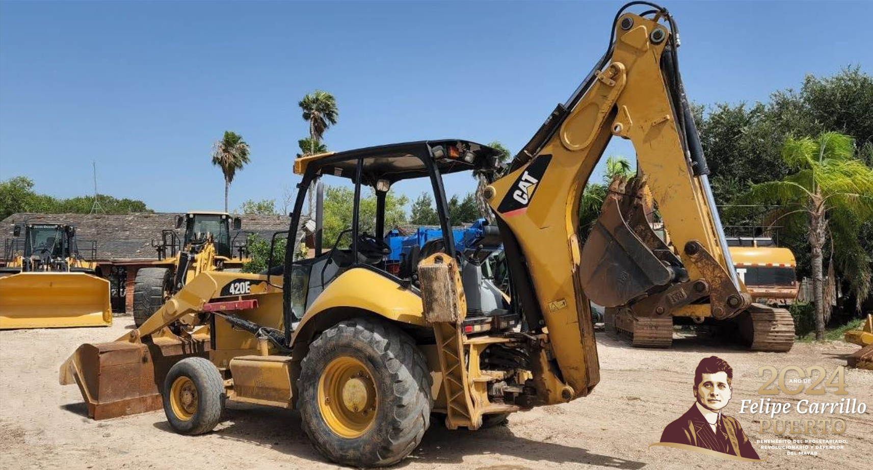 Retroexcavadora Caterpillar 420 E 2012 screenshot 2