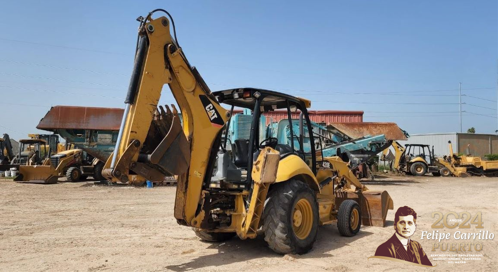 Retroexcavadora Caterpillar 420 E 2012 screenshot 3